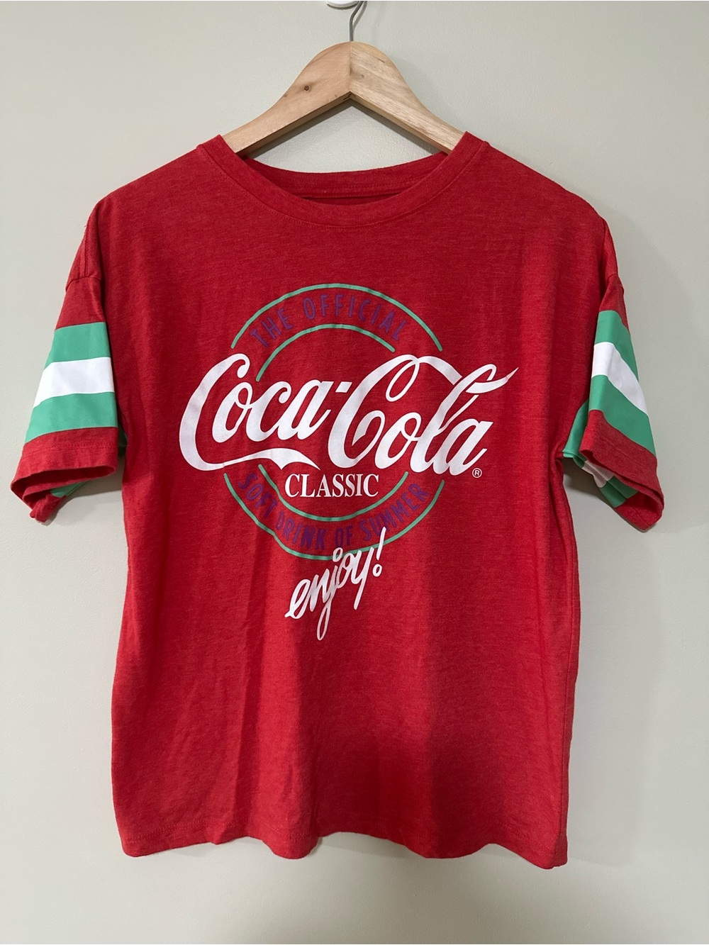 Coca-Cola size S Red Logo Tee‎